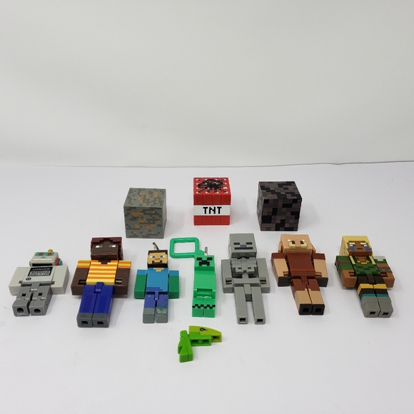 Minecraft Toy TNT Blocks Figures Lot - Picture 1 of 16